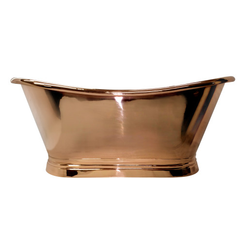 Copper Baths Freestanding Boat Bath - Copper Outer/Copper Inner - 1700mm