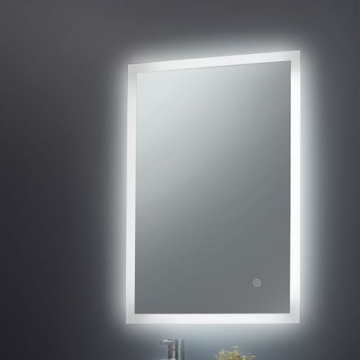Alfie 800mm x 600mm LED Mirror With Bluetooth.