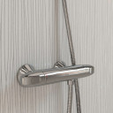 Selkie 'Linea Grey' White Shower Panel 1200mm.