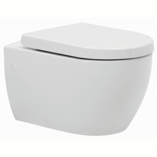 Kartell Genoa Wall Hung Toilet - Soft Close Seat