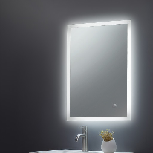 Noah LED Edge Touch Mirror w. Demist - 500mm x 700mm