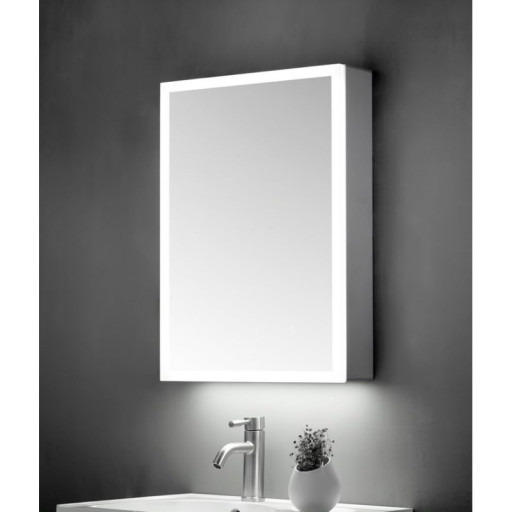 ELLA Single Door Mirror LED Cabinet 700mm x 500mm