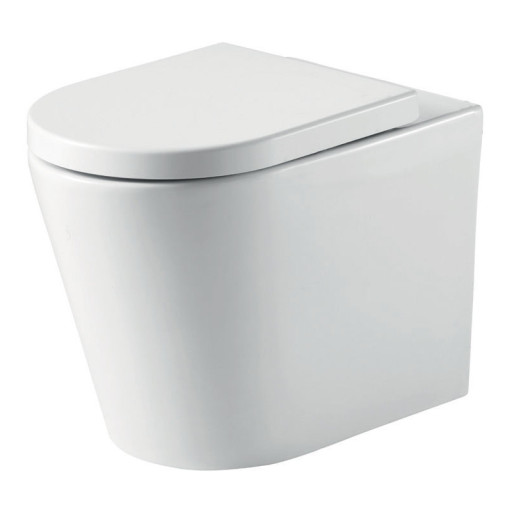 Tailored Ferrara Plus Rimless Back To Wall Toilet with Seat