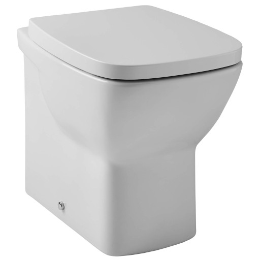Kartell K-Vit Evoque White Back-To-Wall Pan With Seat