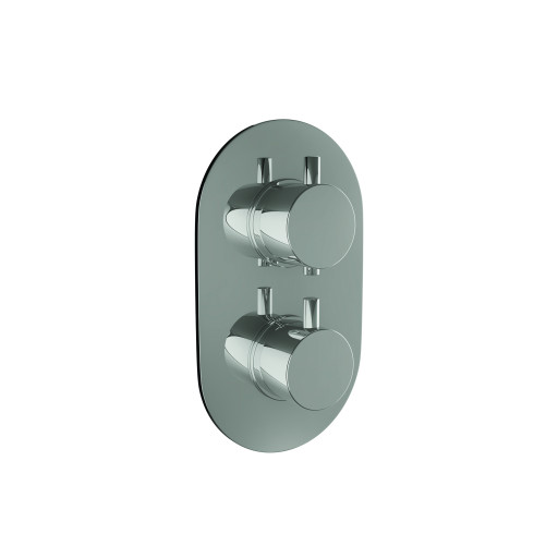 Oval Plate , 2 Hole, No knobs for DIVERTER