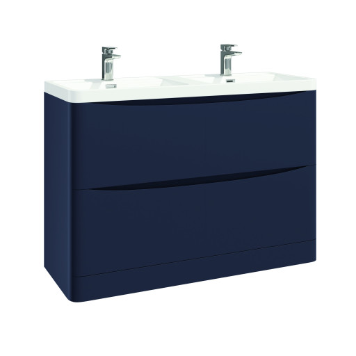 Bella 1200mm Floor Cabinet Indigo Blue.