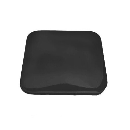 TrayMate TM25 Elementary Waste And Cover For Shower Tray Matt Black and Chrome