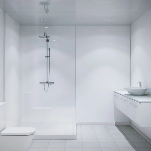 Multipanel Natural White Shower Panel Board 900mm Hydrolock®