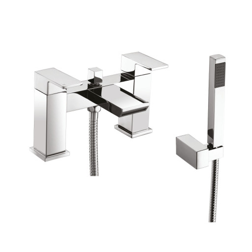Eve Bath Shower Mixer with shower kit and wall bracket