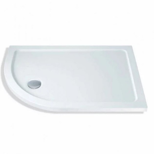 MX Elements Offset Quadrant Shower Tray with Waste