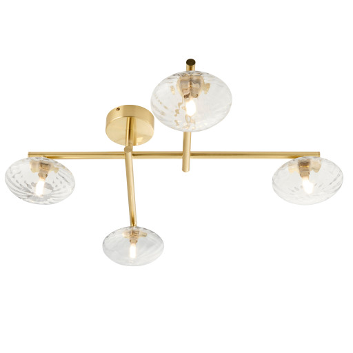 Luce Ceiling Light - Brushed Brass