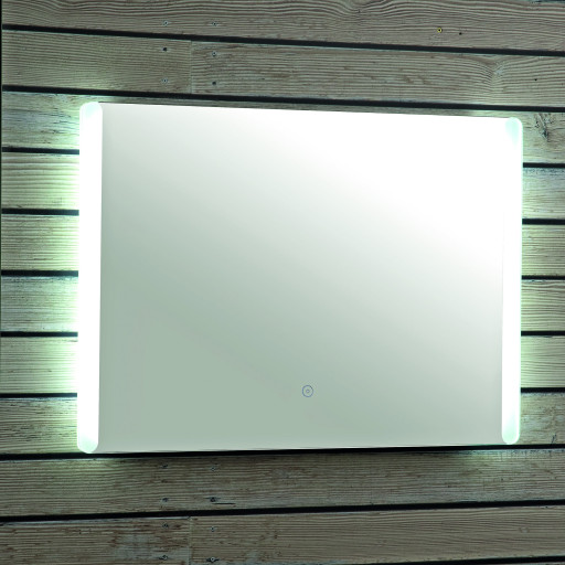 LED Mirror with Demister Pad & Shaver Socket 700x500mm