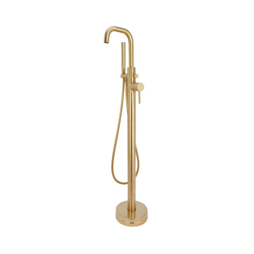 Core Freestanding Bath Shower Mixer Brushed Brass