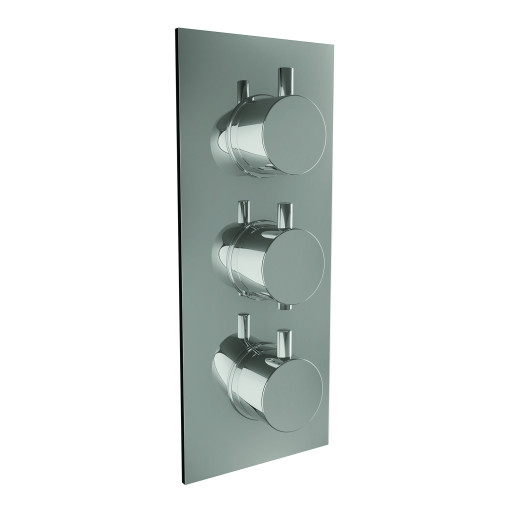 Triple Round Handle Concealed Valve WRAS approved Shower Valve