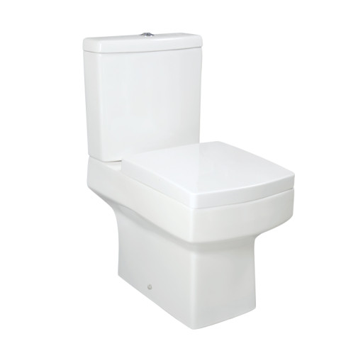 Braga Close Coupled Square Toilet with Seat