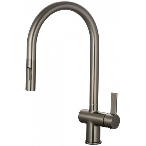 Mayhill Gunmetal Single Lever Pull Out Kitchen Tap