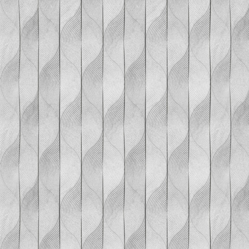 Kinedo Shower Wall Panels Kinewall Grey Geometric Wave 1250mm x 2500mm.