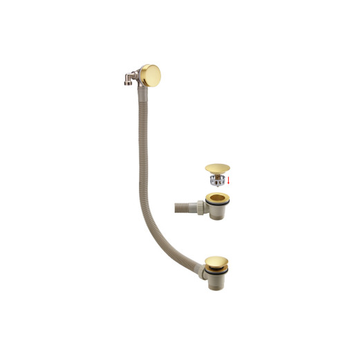 Bath Filler Waste & Overflow - Brushed Brass