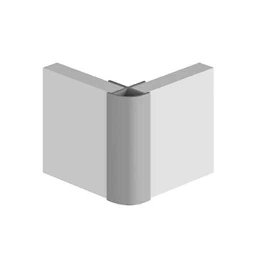 Multipanel External Corner Profile Type B Satin Silver