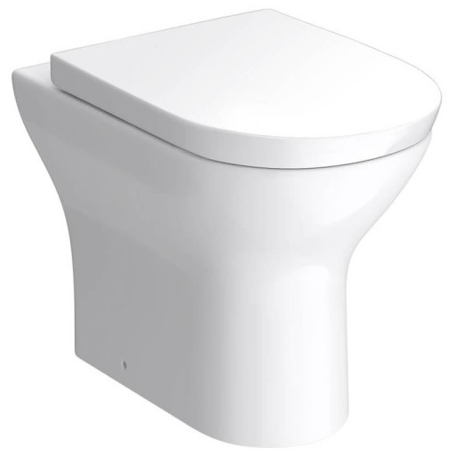 Kartell KVIT Project Round Back To Wall Pan + Soft Close Seat