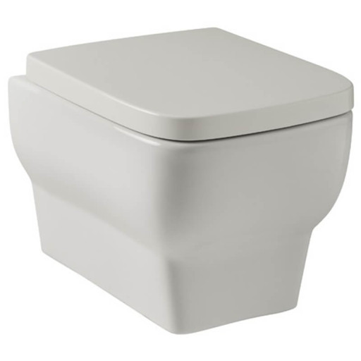 Kartell K-Vit Korsika 488mm White Wall Hung WC Pan With Seat