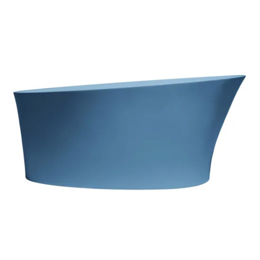 Delicata Minimalist Freestanding Angled Bath 1520mm x 715mm - No Waste