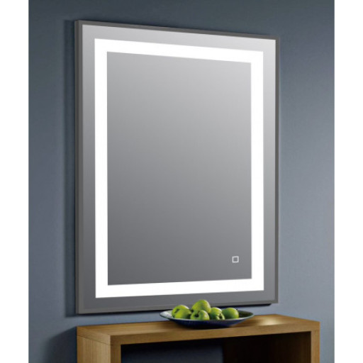 Darcy LED Grey Frame Mirror Grey - 500mm x 700mm.