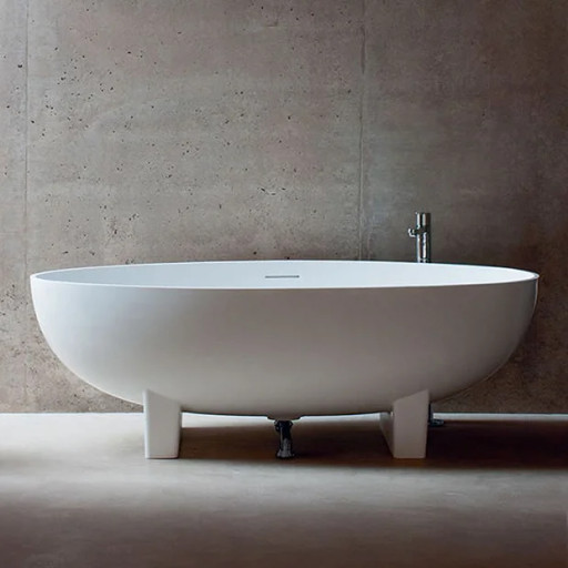 Burlington Vicenza Modern Bath 1790mm x 555mm