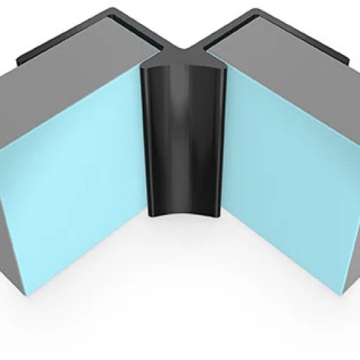 Multipanel Internal Corner Profile Type A Black