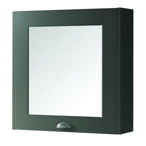 Kartell Astley 600mm Mirror Cabinet Matt Grey
