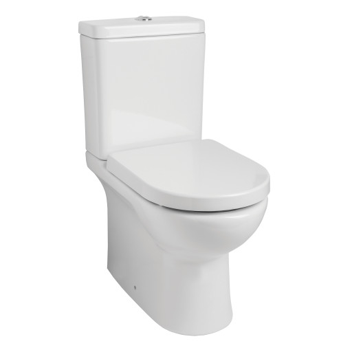 Revive Rimless Open Back Toilet & Soft Close Seat